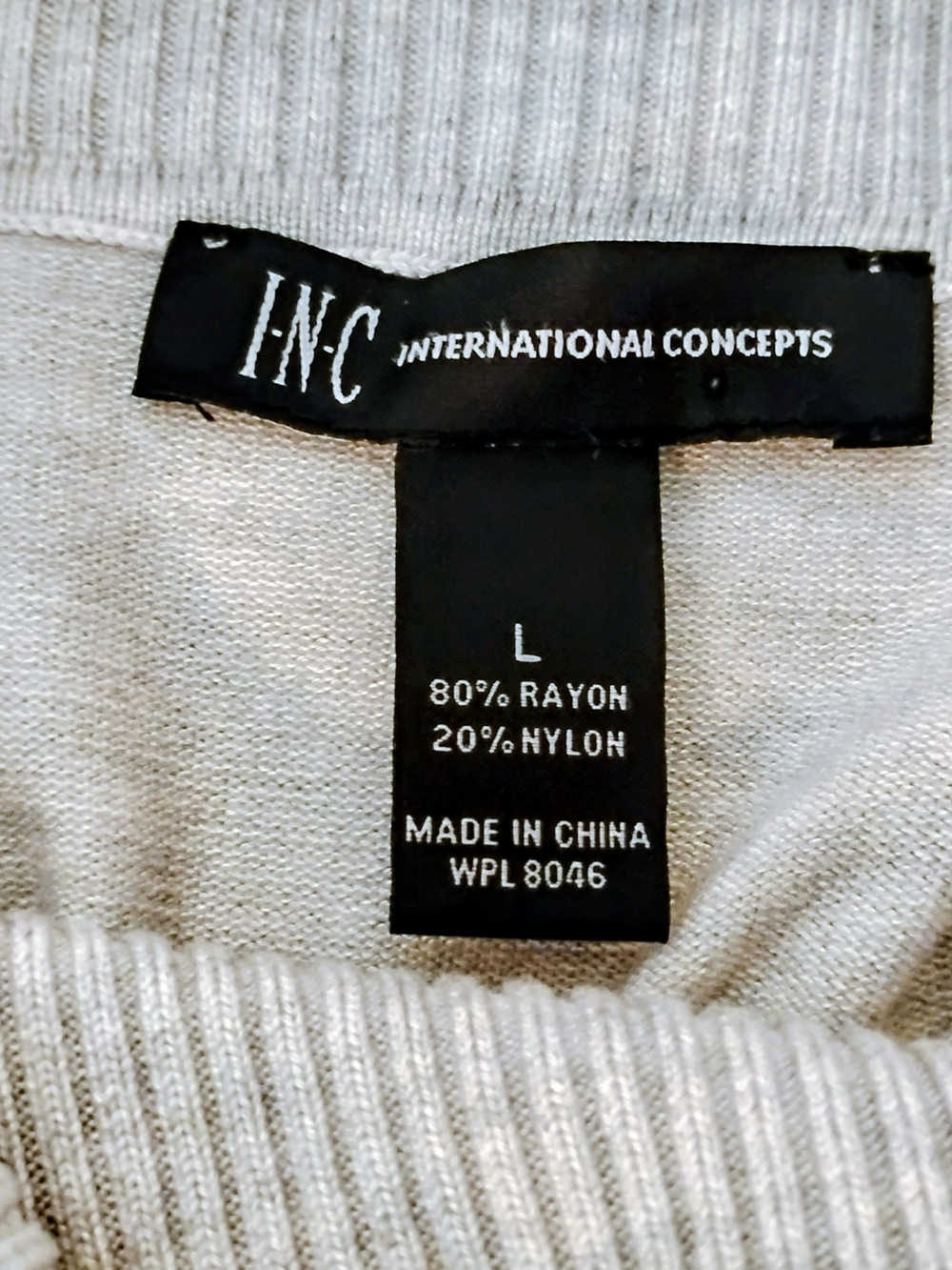 INC International Concepts Womens Light Gray Sweater Dress - Picture 4 of 10
